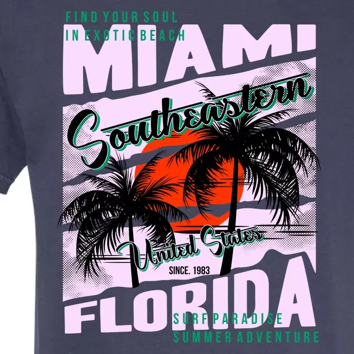 Miami Sunshine Florida Garment-Dyed Heavyweight T-Shirt