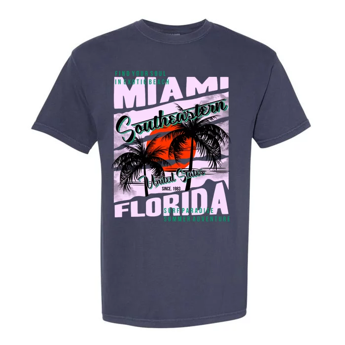 Miami Sunshine Florida Garment-Dyed Heavyweight T-Shirt