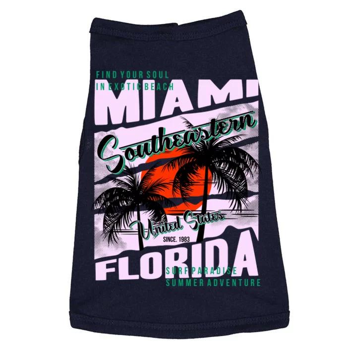 Miami Sunshine Florida Doggie Tank