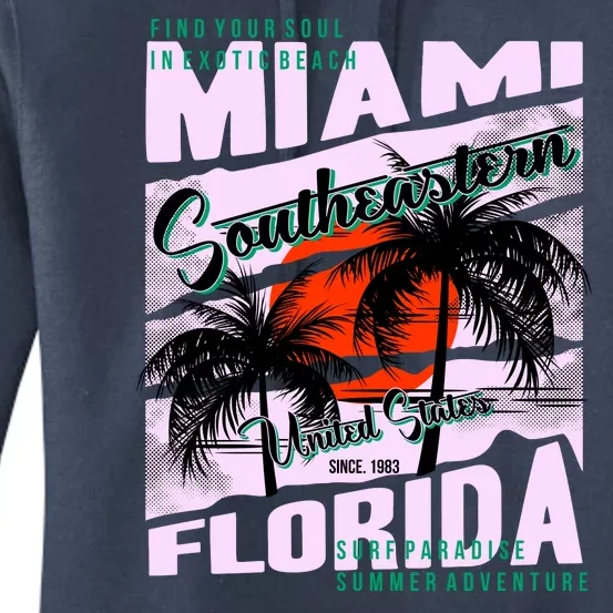 Miami Sunshine Florida Women's Pullover Hoodie