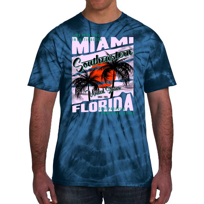 Miami Sunshine Florida Tie-Dye T-Shirt