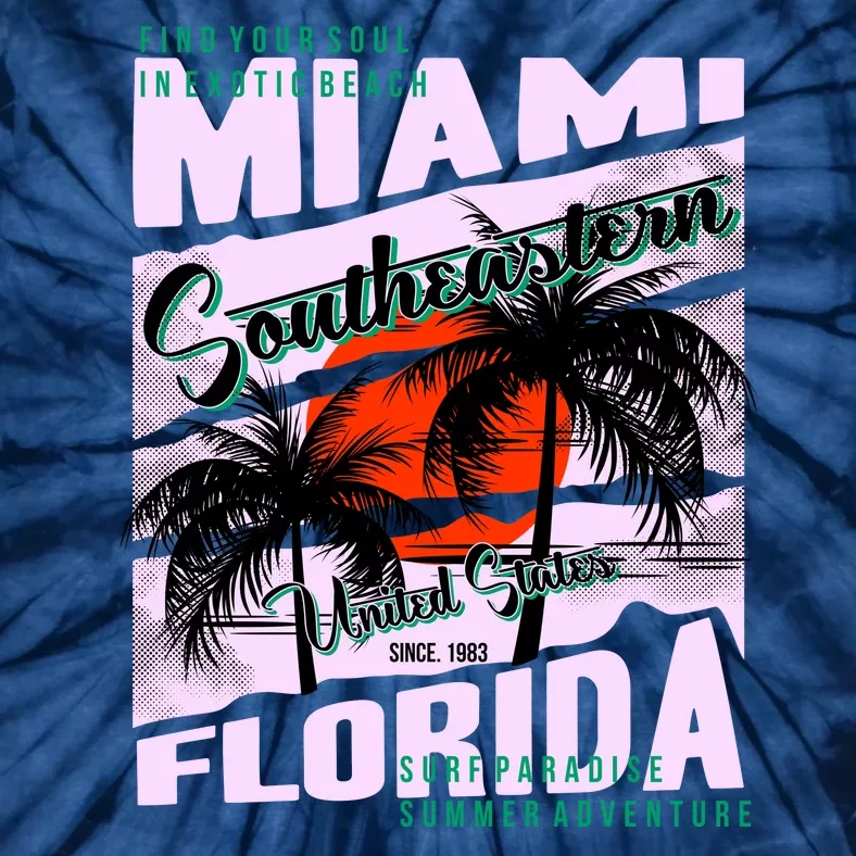 Miami Sunshine Florida Tie-Dye T-Shirt