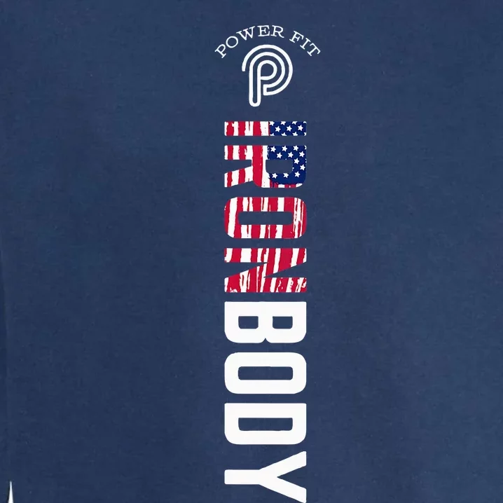 Murph Iron Body Amarilllo American Flag Garment-Dyed Sweatshirt