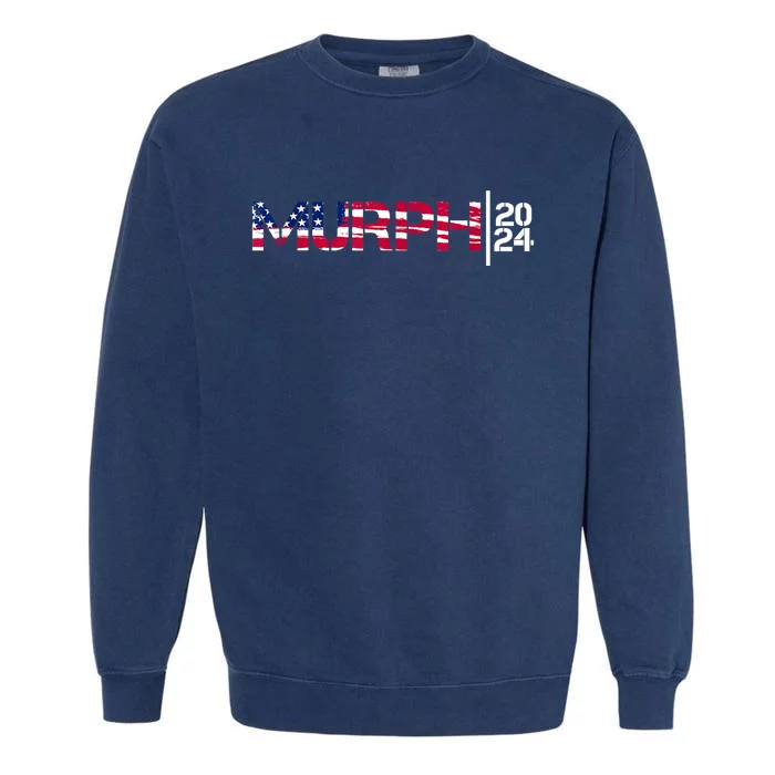 Murph Iron Body Amarilllo American Flag Garment-Dyed Sweatshirt