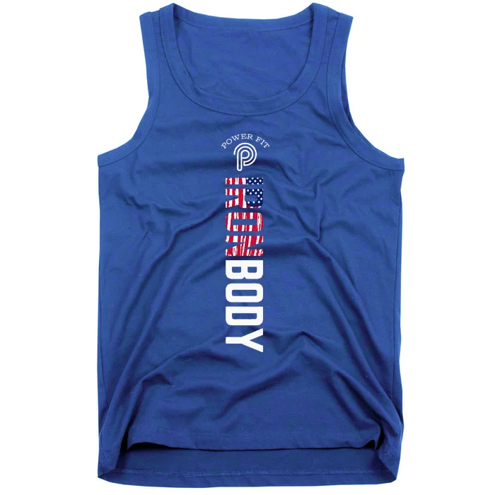 Murph Iron Body Amarilllo American Flag Tank Top