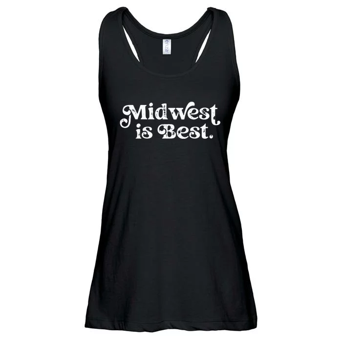 Midwest is Best Ladies Essential Flowy Tank