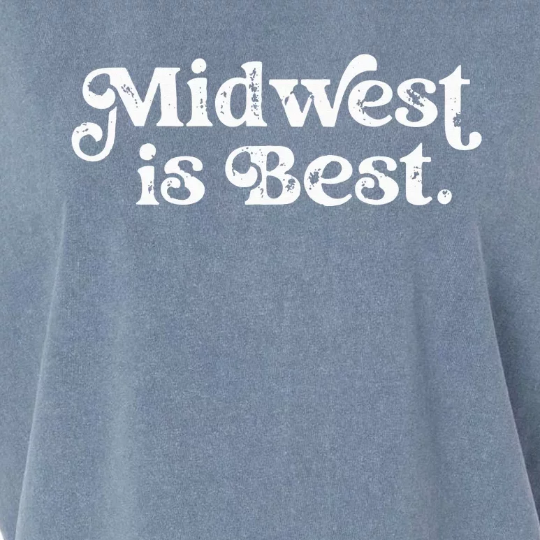 Midwest is Best Garment-Dyed Women's Muscle Tee