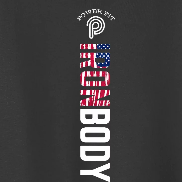 Murph Iron Body Amarilllo American Flag Toddler T-Shirt