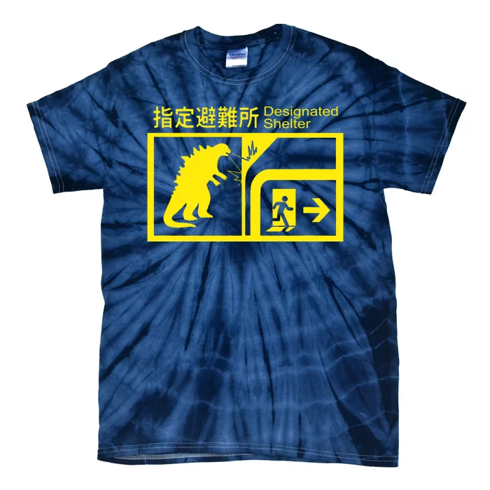 Monsterverse In Case Of Attack Tie-Dye T-Shirt