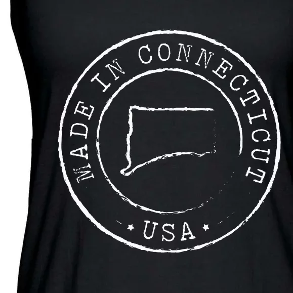 Made In Connecticut State Pride Ct Ladies Essential Flowy Tank