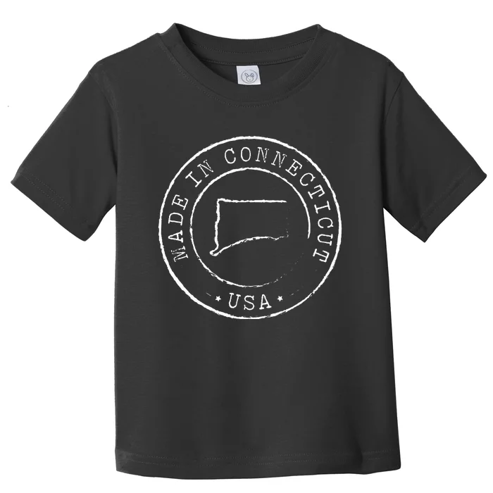 Made In Connecticut State Pride Ct Toddler T-Shirt