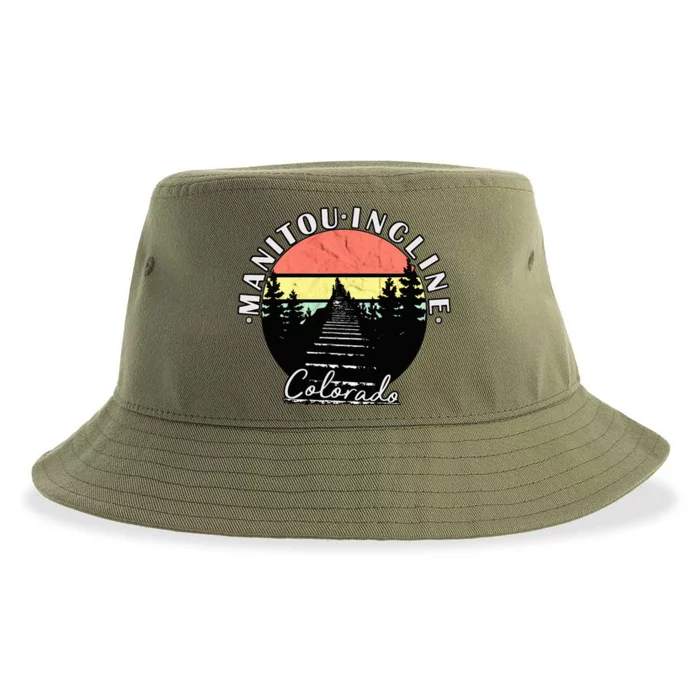 Manitou Incline Colorado Springs Sustainable Bucket Hat