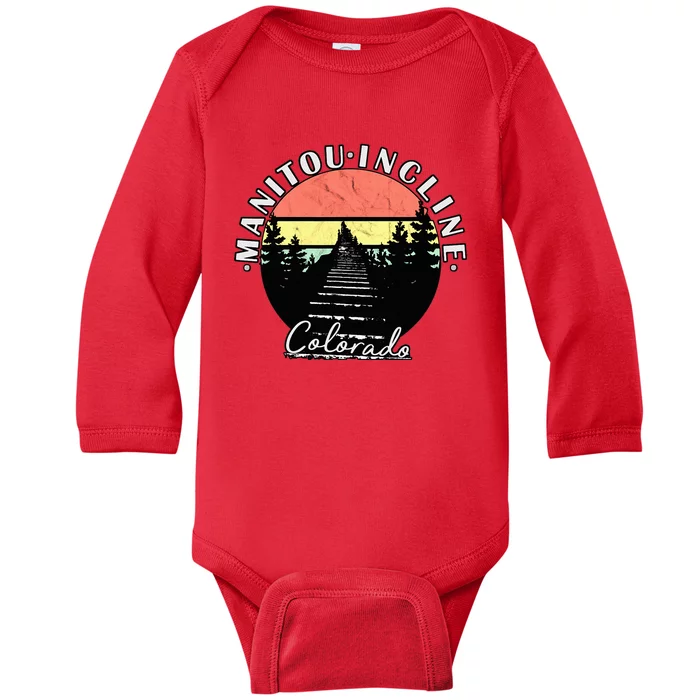 Manitou Incline Colorado Springs Baby Long Sleeve Bodysuit