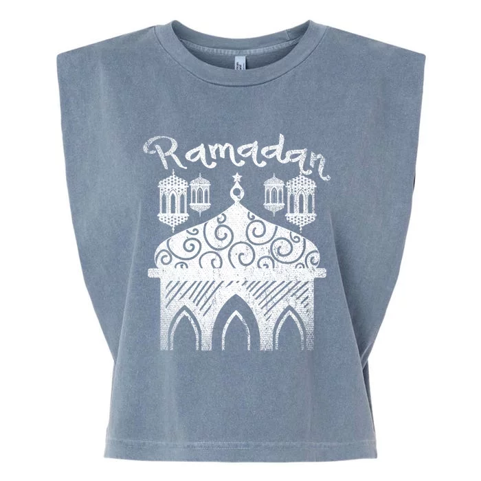 Muslim Islamic Celebration Karim Fasting Islam Ramadan Cute Gift Garment-Dyed Women's Muscle Tee