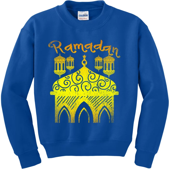 Muslim Islamic Celebration Karim Fasting Islam Ramadan Gift Kids Sweatshirt