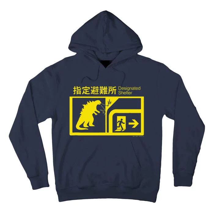 Monsterverse In Case Of Godzill.A Attack Tall Hoodie