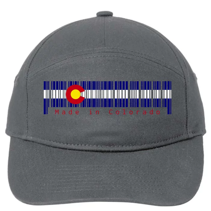 Made In Colorado Barcode Flag 7-Panel Snapback Hat