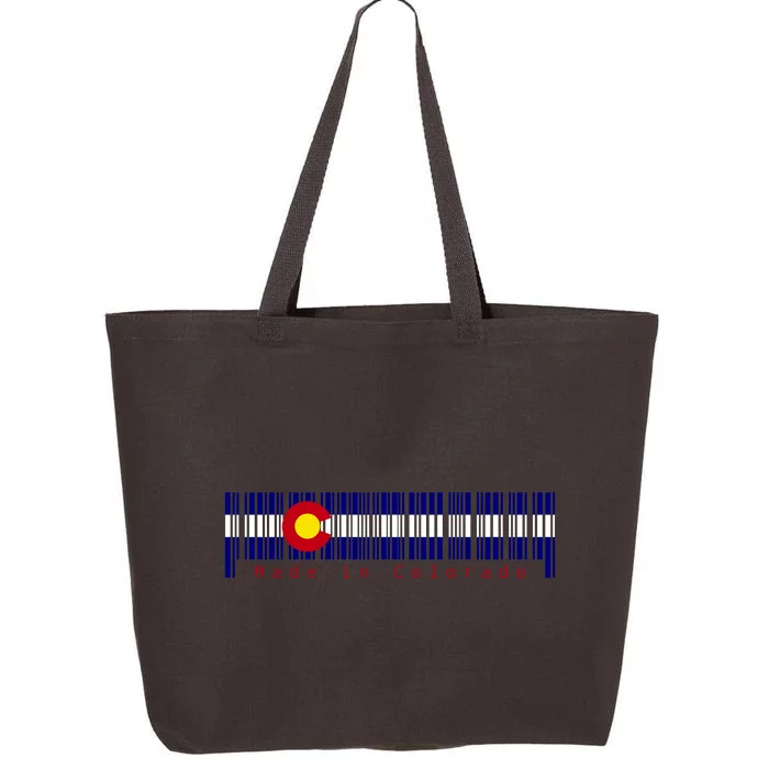 Made In Colorado Barcode Flag 25L Jumbo Tote