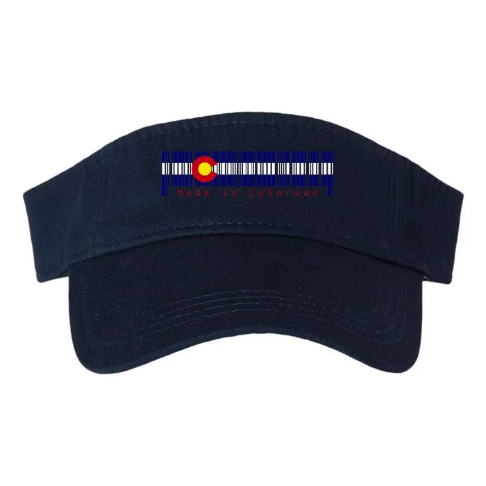 Made In Colorado Barcode Flag Valucap Bio-Washed Visor