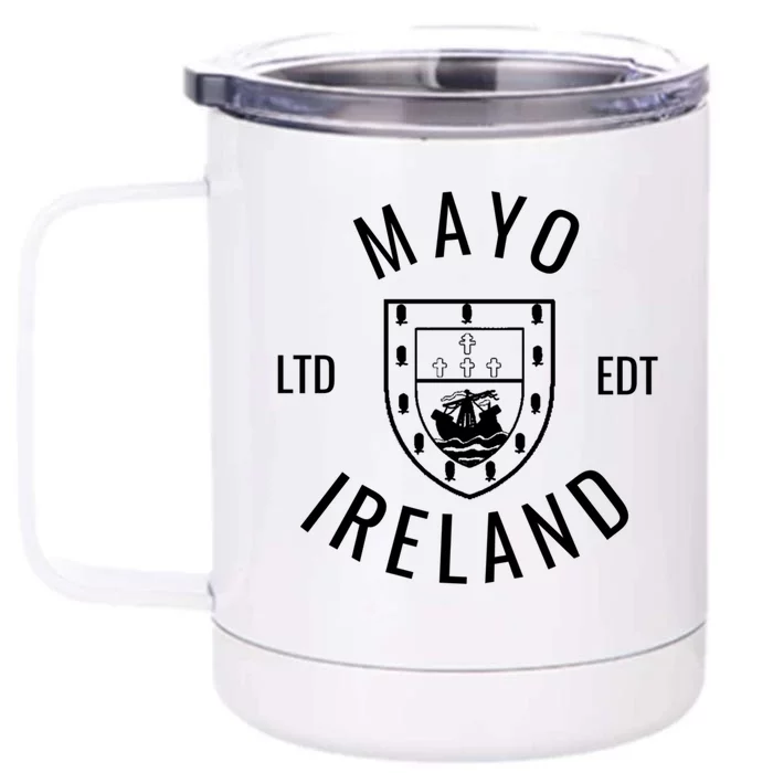 Mayo Ireland County Pride Gaelic Football And Hurling Gift Front & Back 12oz Stainless Steel Tumbler Cup