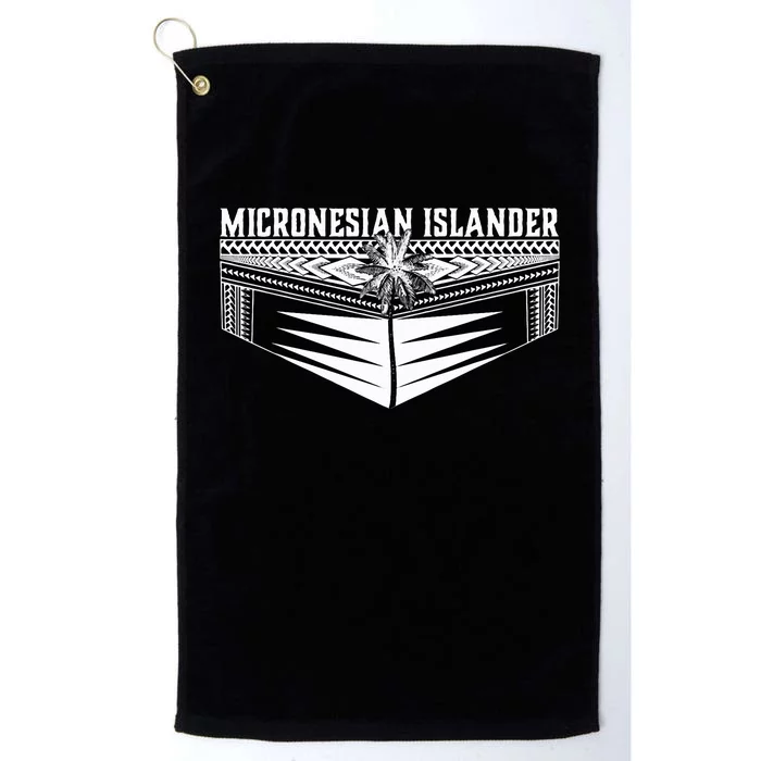 Micronesian Islander Chuuk Yap Kosrae And Pohnpei Platinum Collection Golf Towel