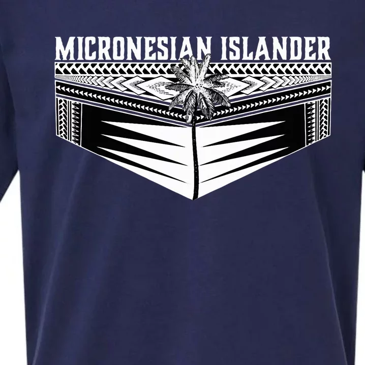 Micronesian Islander Chuuk Yap Kosrae And Pohnpei Sueded Cloud Jersey T-Shirt