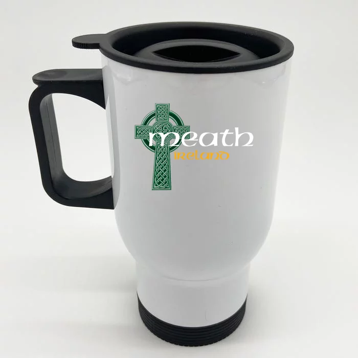 Meath Ireland County Celtic Gaelic Football And Hurling Cute Gift Front & Back Stainless Steel Travel Mug