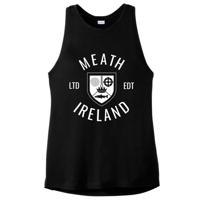 Meath Ireland County Pride Gaelic Football And Hurling Great Gift Ladies Tri-Blend Wicking Tank