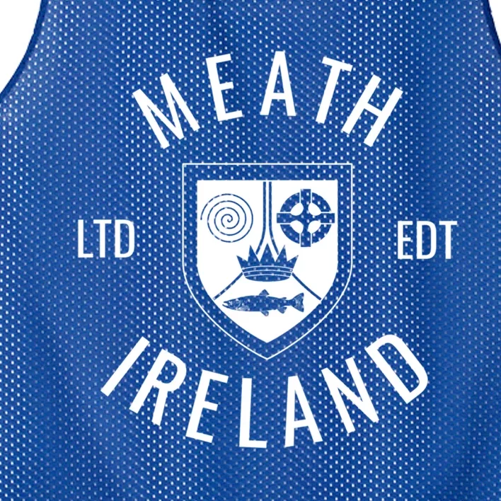 Meath Ireland County Pride Gaelic Football And Hurling Great Gift Mesh Reversible Basketball Jersey Tank