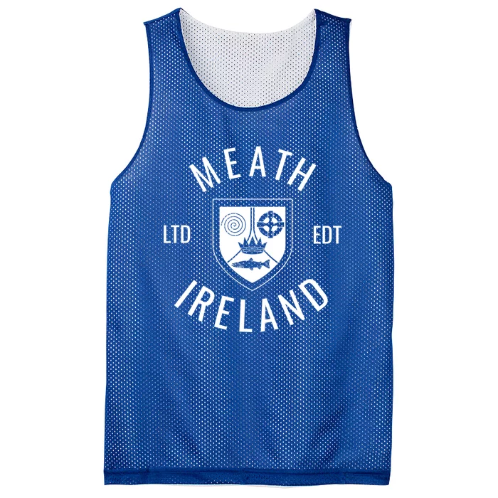 Meath Ireland County Pride Gaelic Football And Hurling Great Gift Mesh Reversible Basketball Jersey Tank