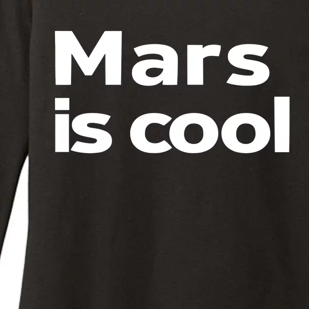 Mars Is Cool Womens CVC Long Sleeve Shirt