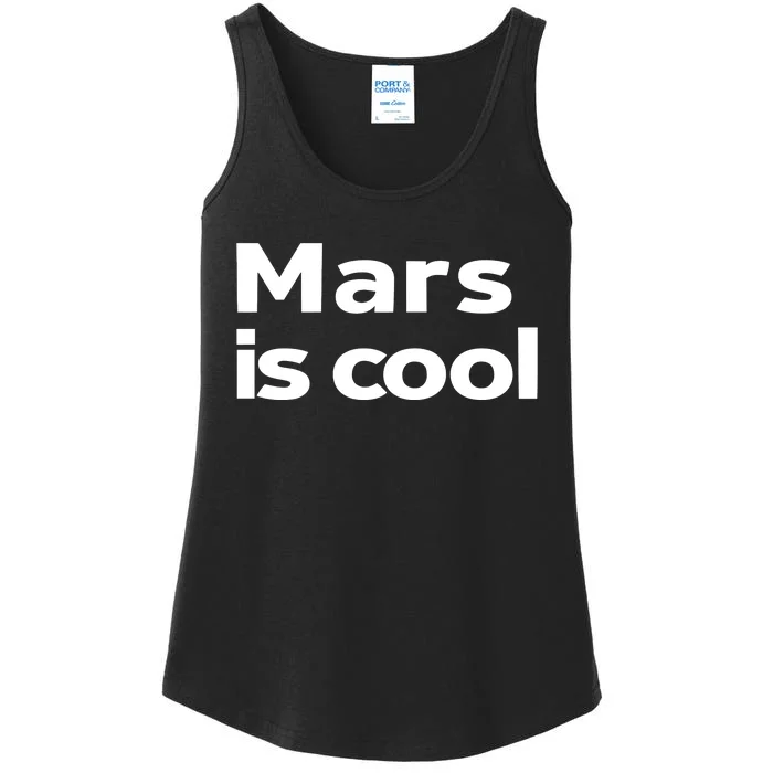 Mars Is Cool Ladies Essential Tank