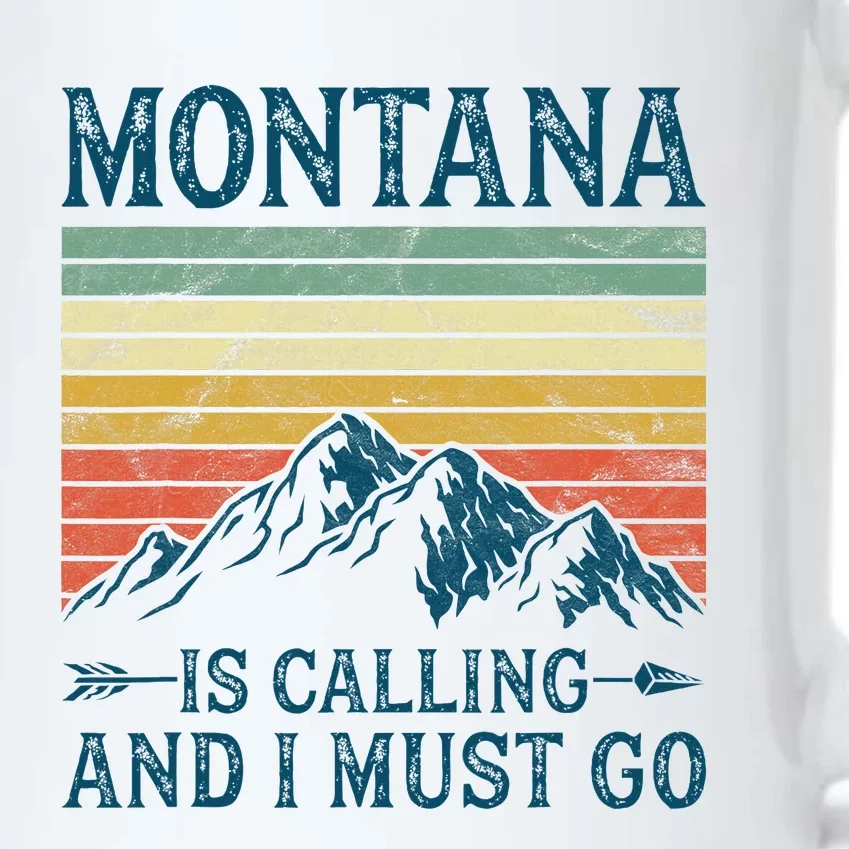 Montana Is Calling And I Must Go Black Color Changing Mug