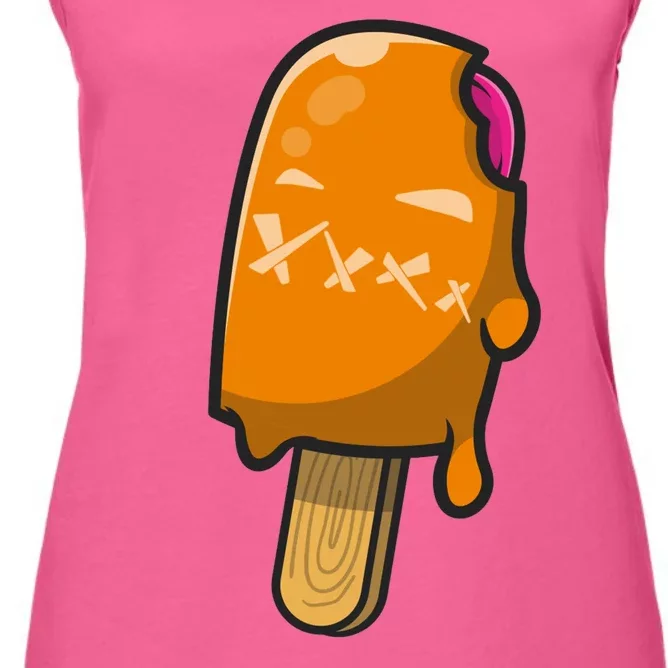 Mean Ice Cream Monster Women's Racerback Tank