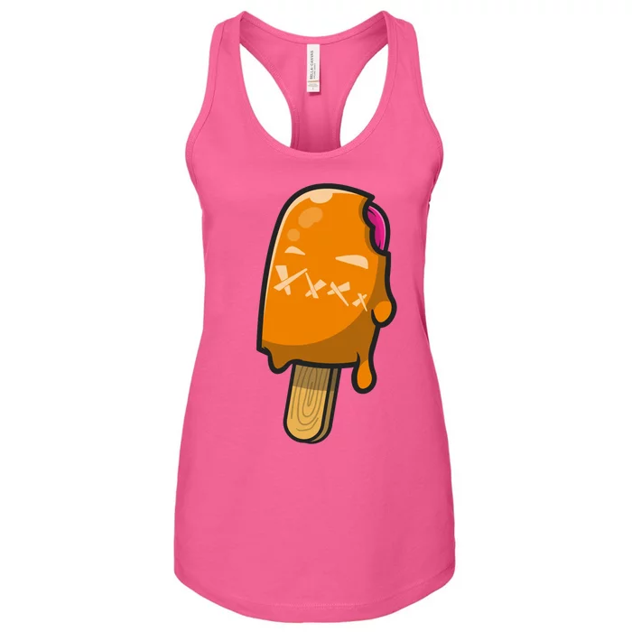 Mean Ice Cream Monster Women's Racerback Tank