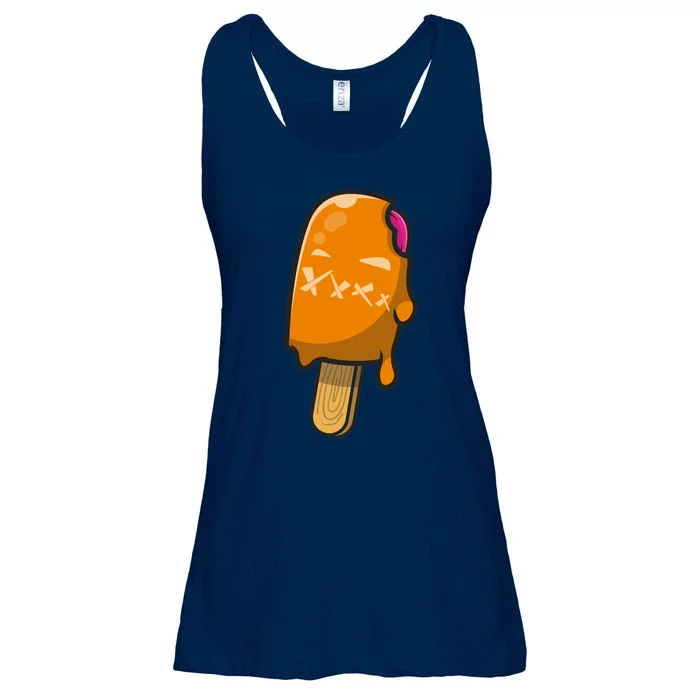 Mean Ice Cream Monster Ladies Essential Flowy Tank