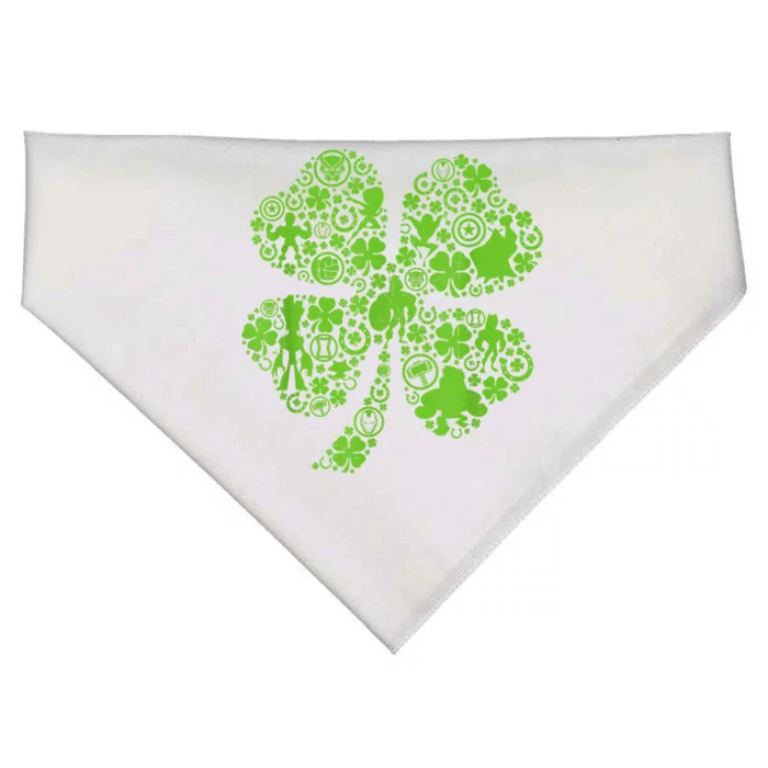 MashUp Irish Clover USA-Made Doggie Bandana