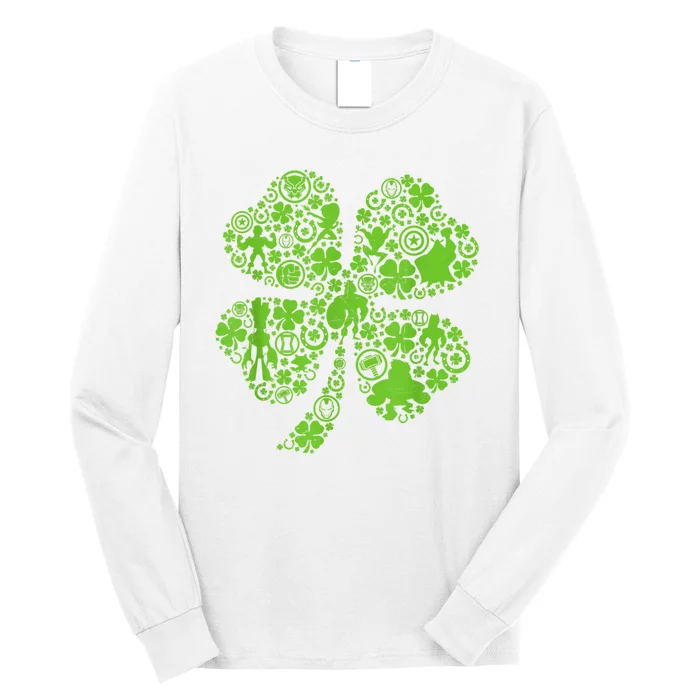 MashUp Irish Clover Long Sleeve Shirt