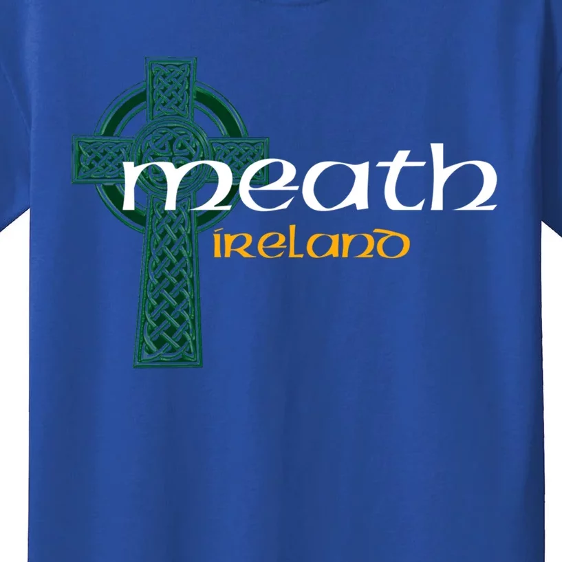 Meath Ireland County Celtic Gaelic Football And Hurling Gift Kids T-Shirt