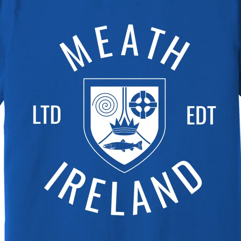 Meath Ireland County Pride Gaelic Football And Hurling Gift Premium T-Shirt