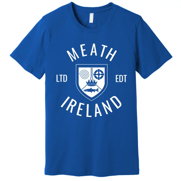 Meath Ireland County Pride Gaelic Football And Hurling Gift Premium T-Shirt