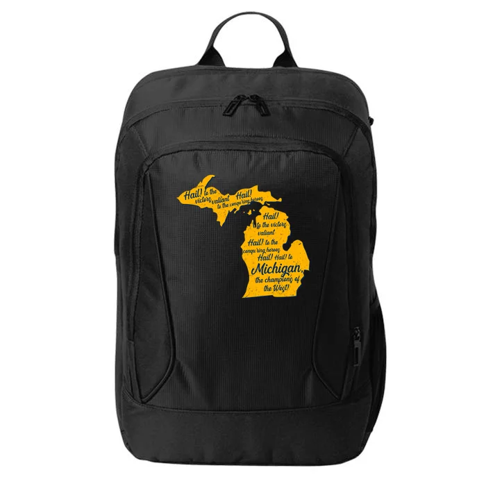 Michigan Fight Song College Sports Fan City Backpack