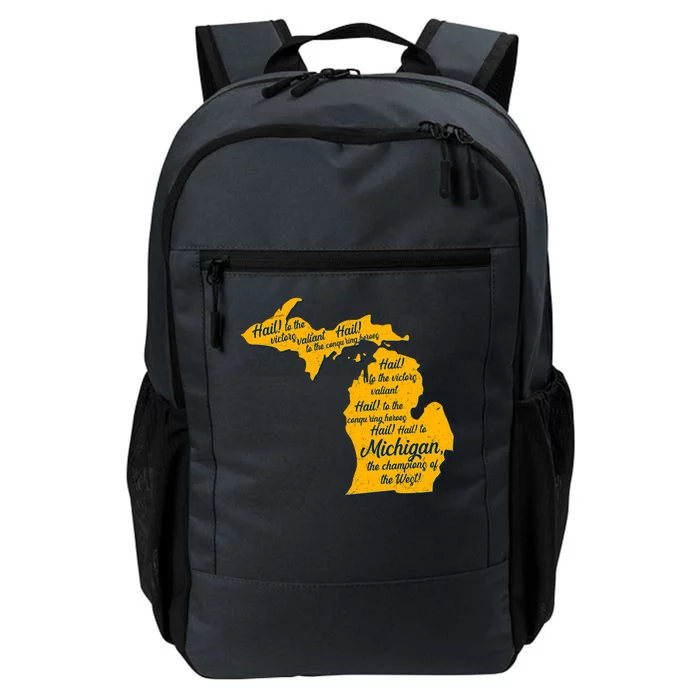 Michigan Fight Song College Sports Fan Daily Commute Backpack