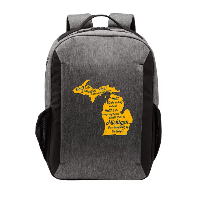 Michigan Fight Song College Sports Fan Vector Backpack