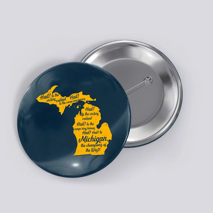 Michigan Fight Song College Sports Fan Button