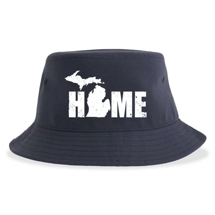 Michigan Home Mitten State Sustainable Bucket Hat