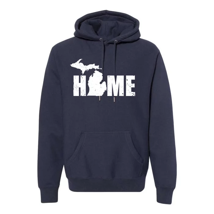 Michigan Home Mitten State Premium Hoodie