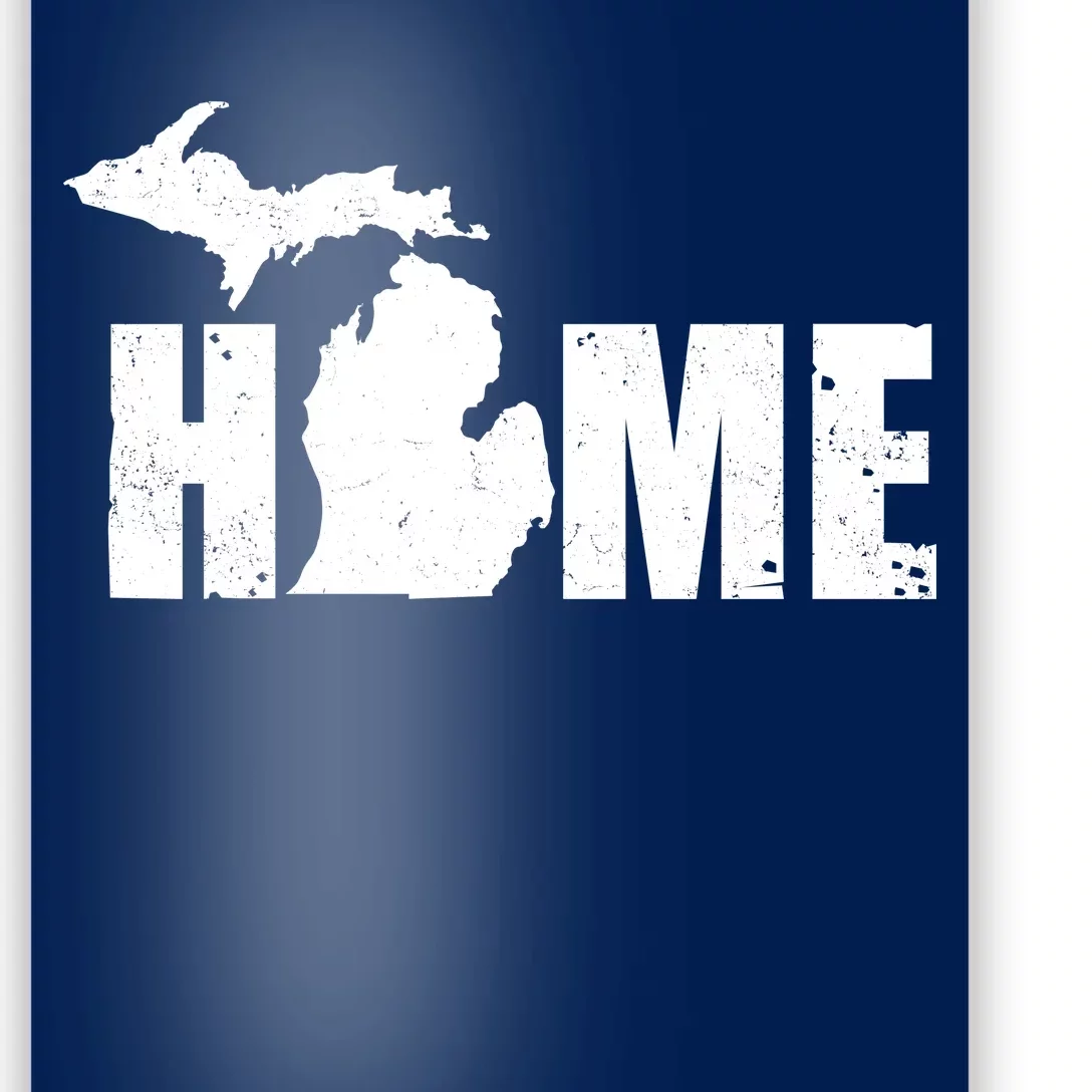 Michigan Home Mitten State Poster