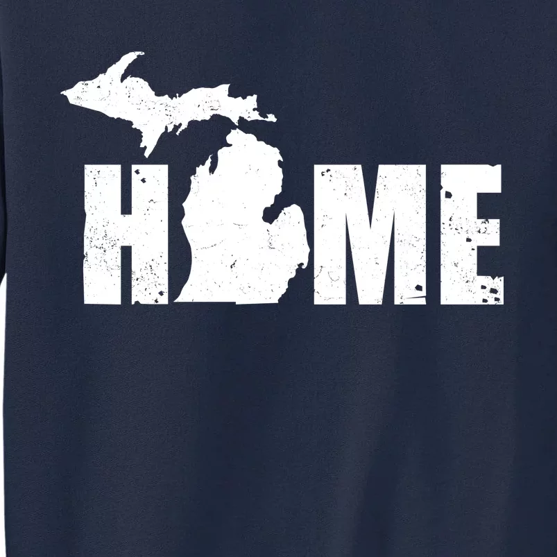 Michigan Home Mitten State Tall Sweatshirt