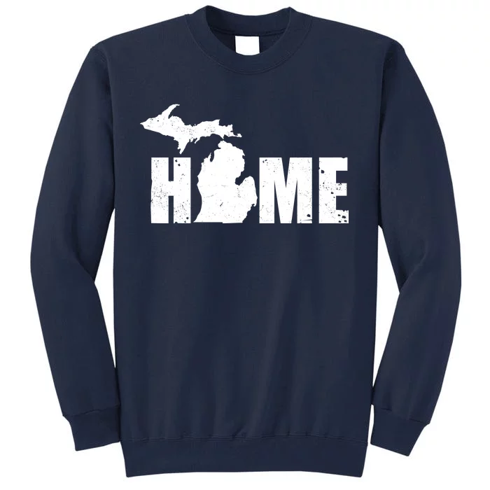 Michigan Home Mitten State Tall Sweatshirt